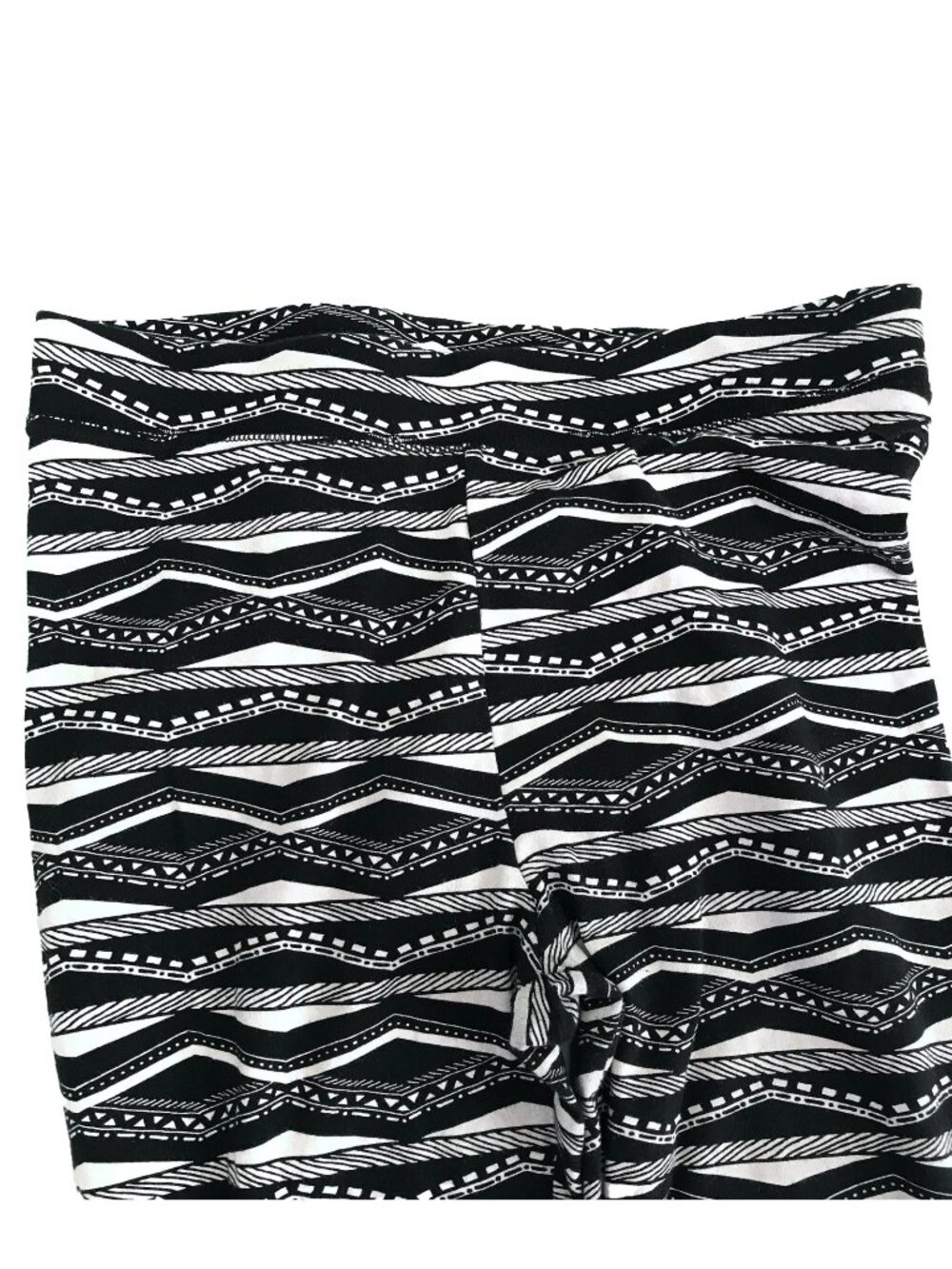 PINK Victoria's Secret VS Small Black White Geometric Cotton Dog Leggings - Picture 3 of 11
